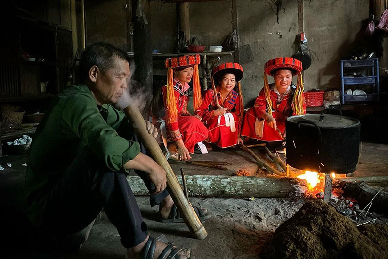 Lễ hội kéo chày của người Pà Thẻn Hà Giang - Ảnh 1