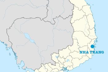 Vị trí Nha Trang trên bản đồ Việt Nam