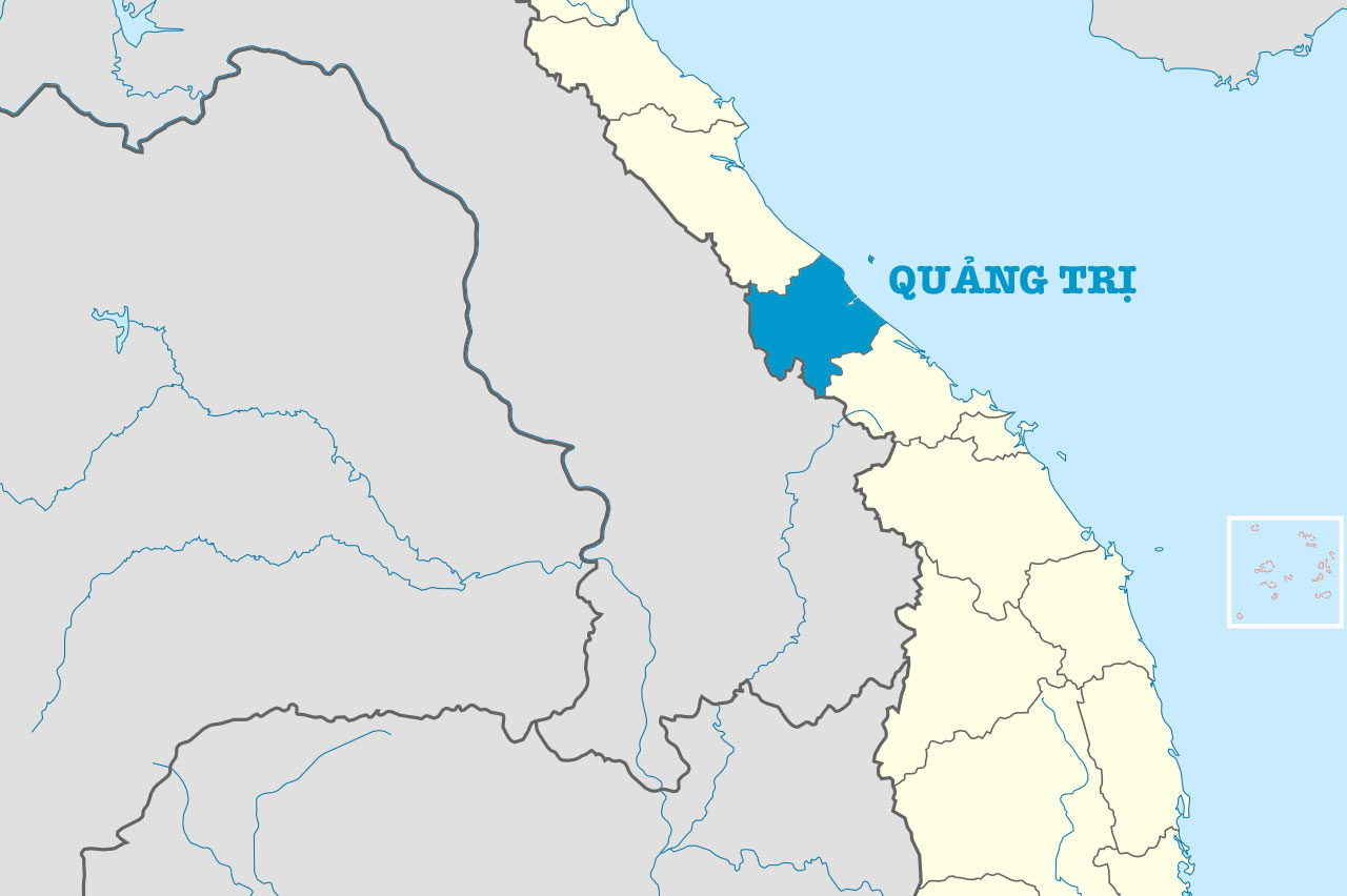 Vị trí Quảng Trị trên bản đồ Việt Nam